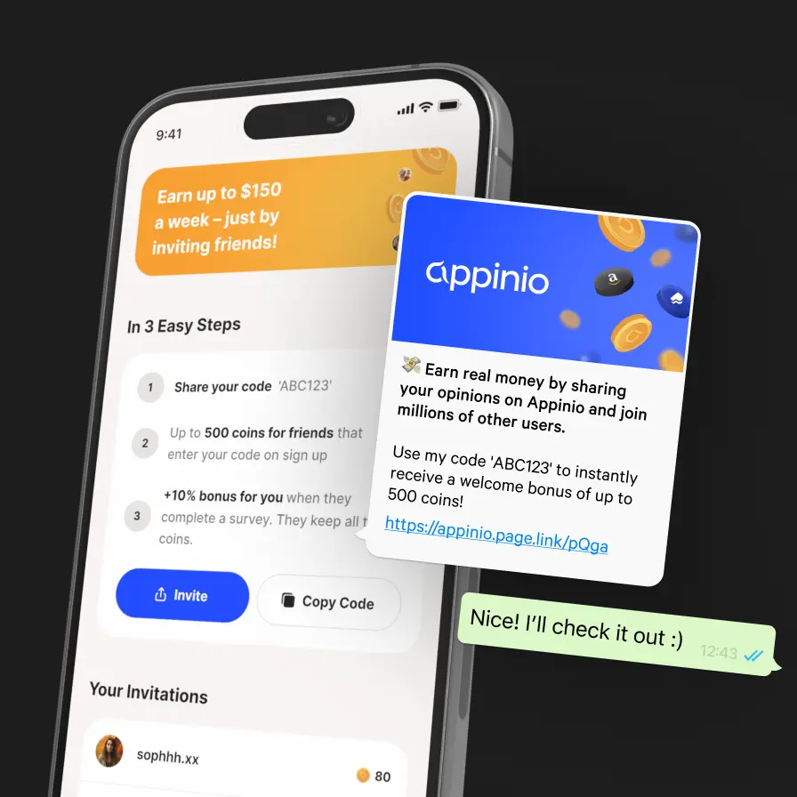 Appinio referral system