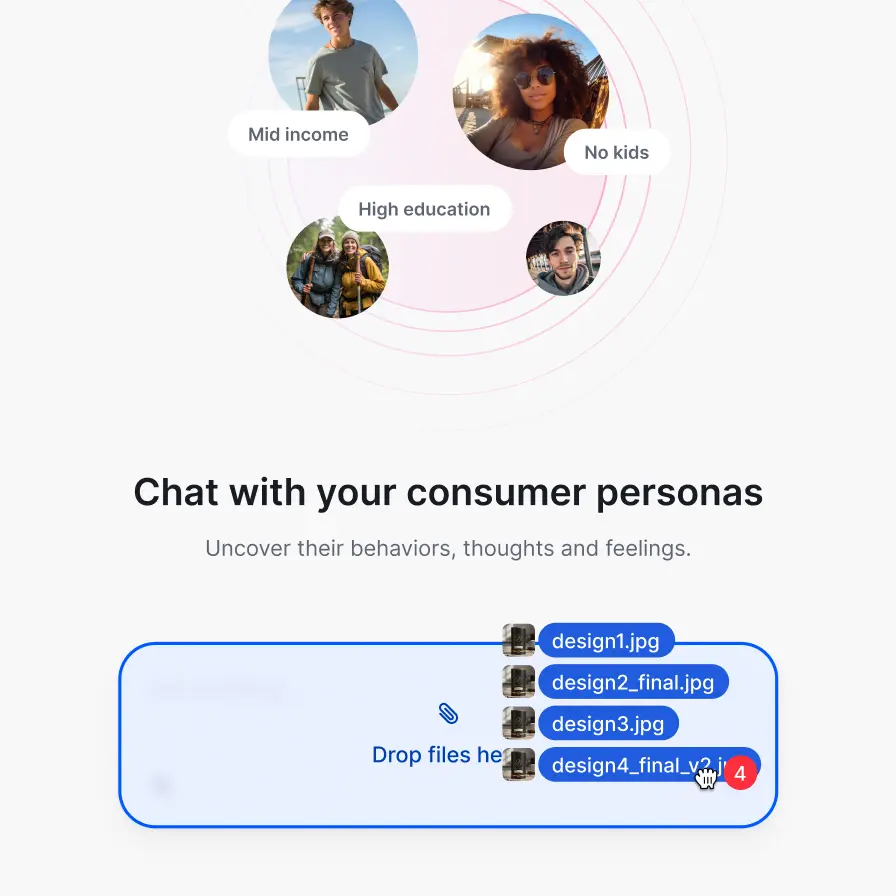 Appinio Conversations media upload in chat